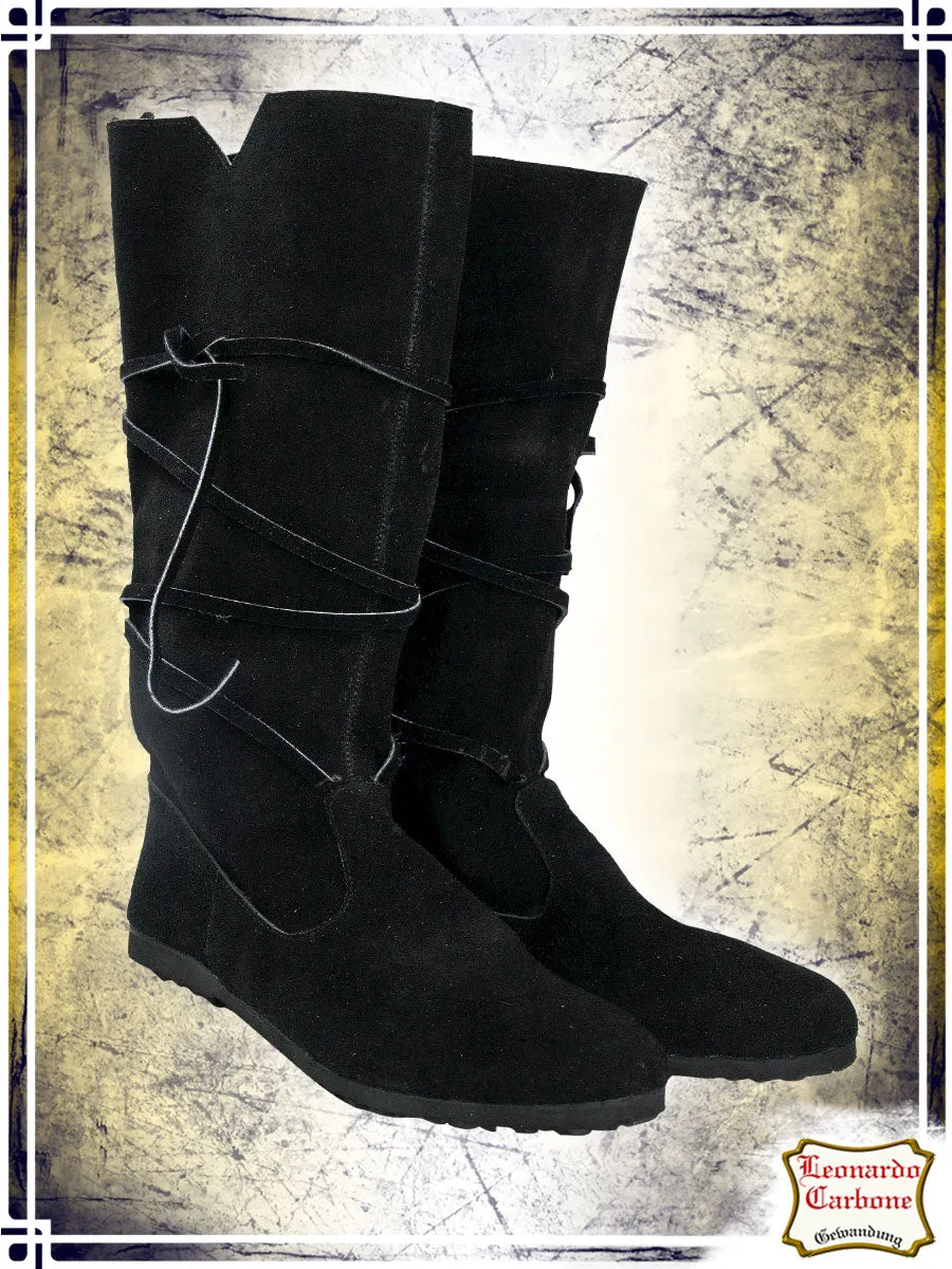 Suede Medieval Boots