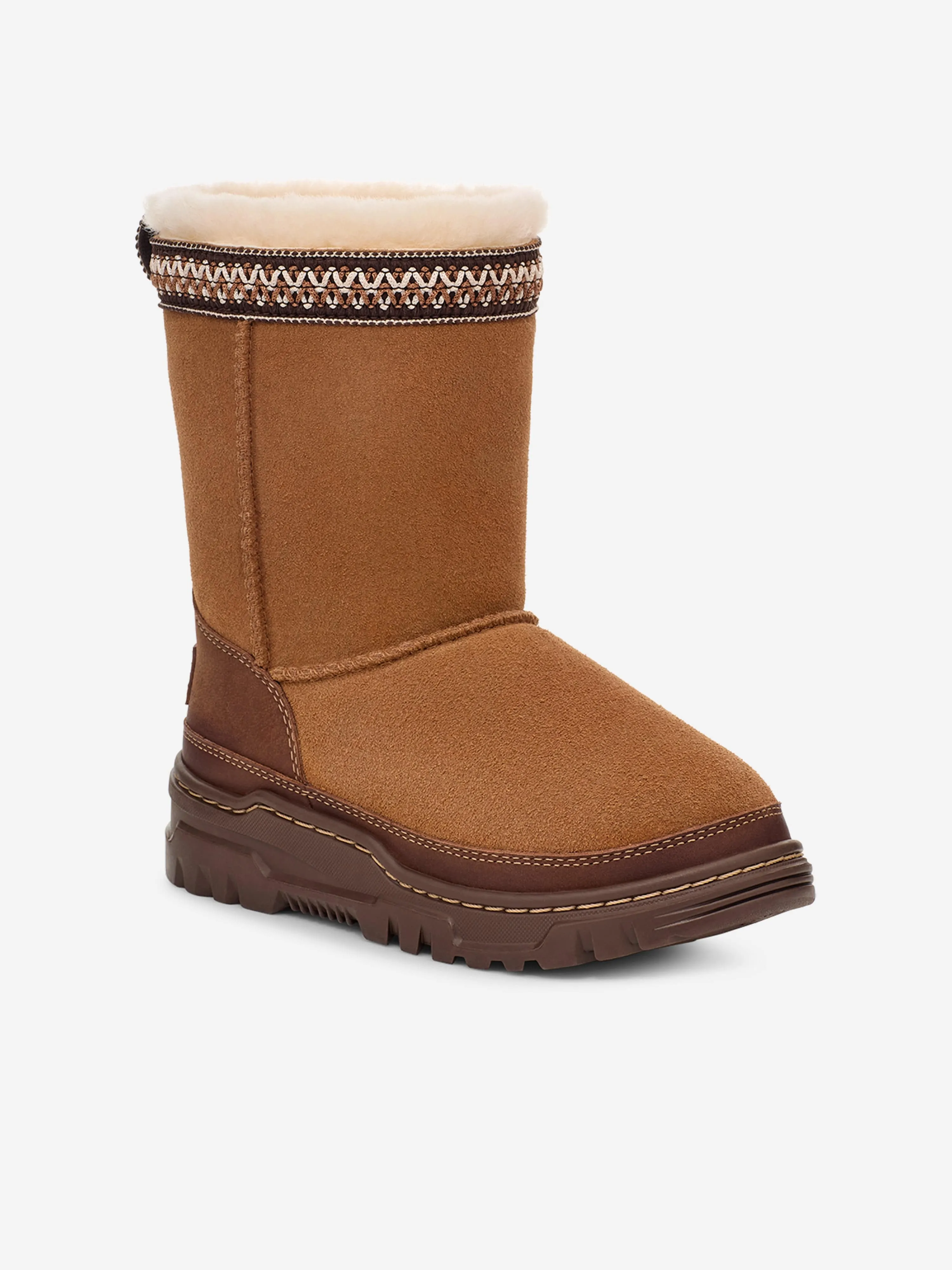 UGG Kids Classic Short TrailGazer Boots in Brown