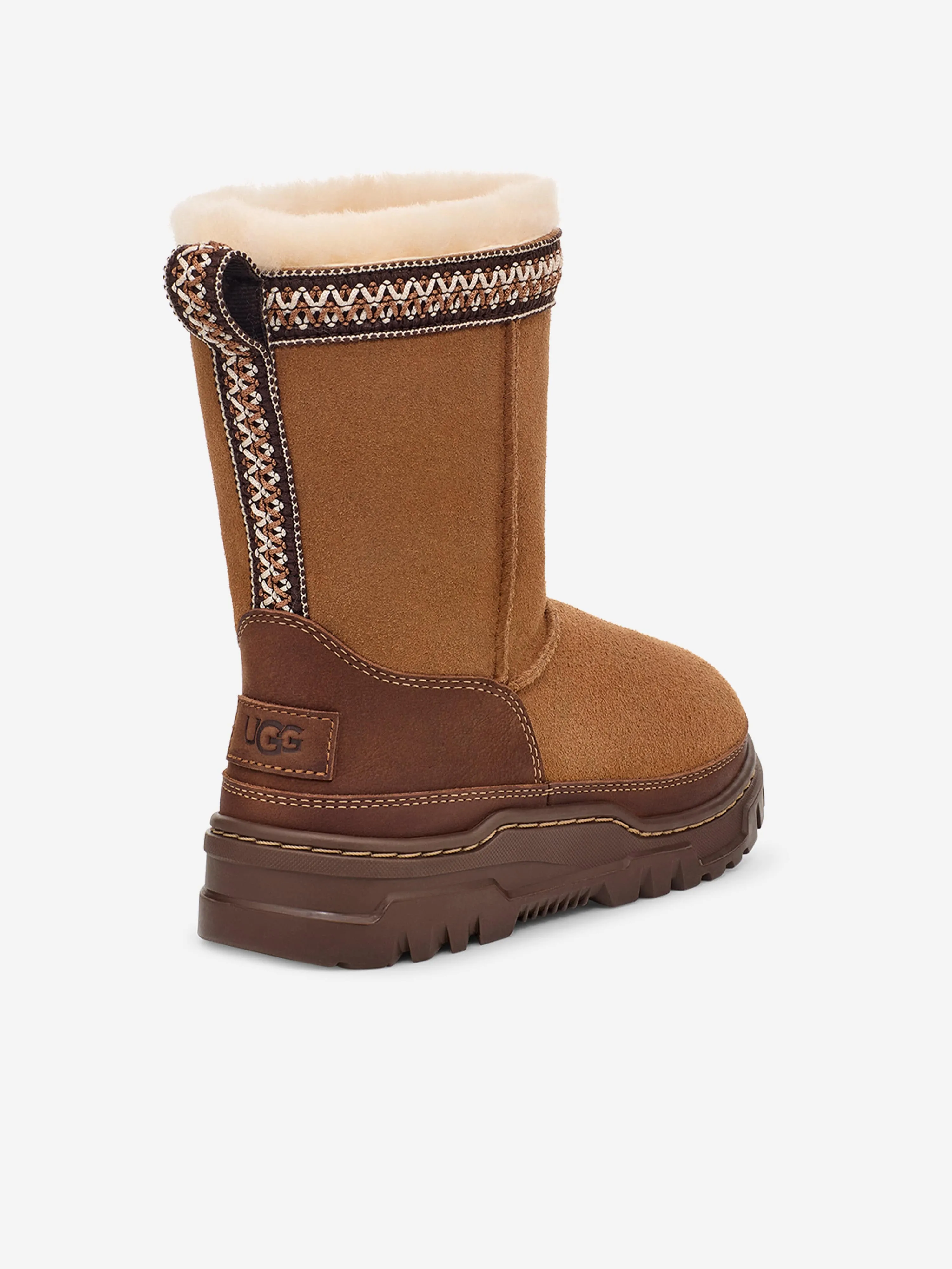 UGG Kids Classic Short TrailGazer Boots in Brown