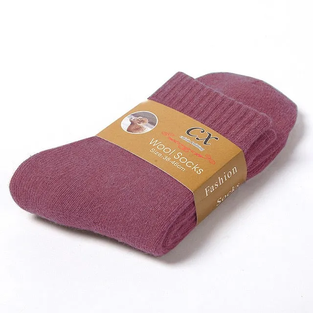 Unisex Winter Warm Super Thick Merino Wool Socks