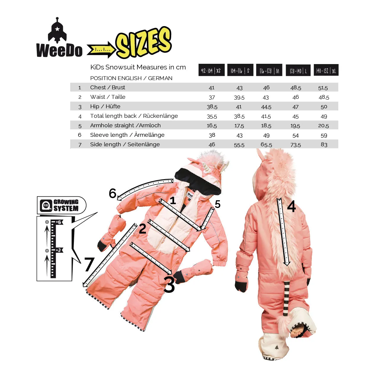 Weedo Kids Snowsuit LILIDO MINT