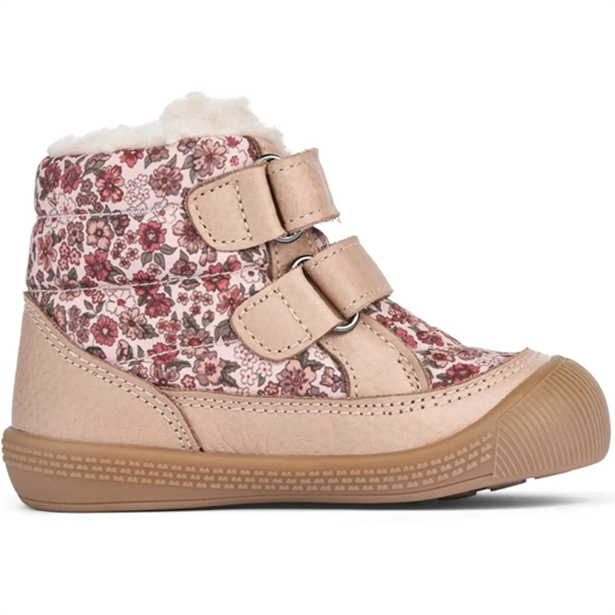 Wheat Winter Boots Daxi Wool Tex Print Rose Dust Flowers