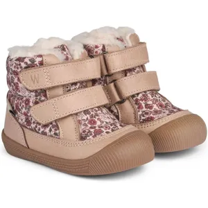 Wheat Winter Boots Daxi Wool Tex Print Rose Dust Flowers