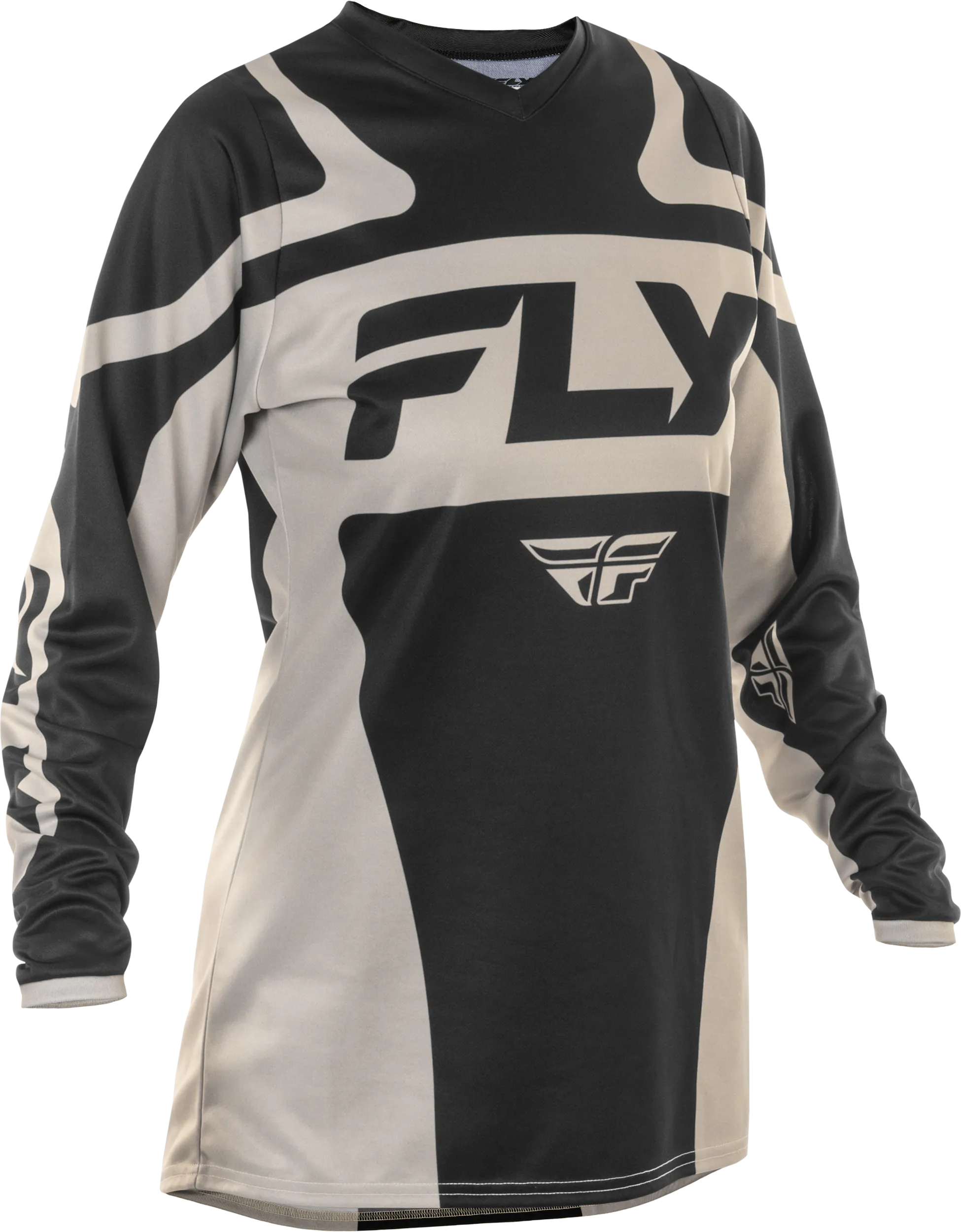 WOMEN'S F-16 JERSEY BLACK/WHITE LG