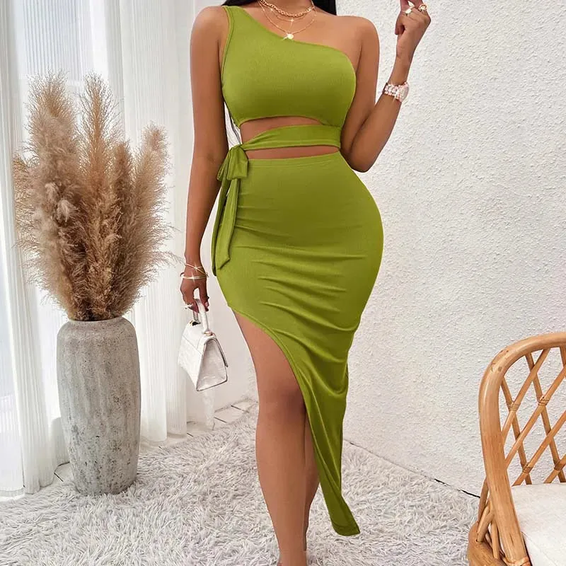 Women’s Solid Color Long Dress