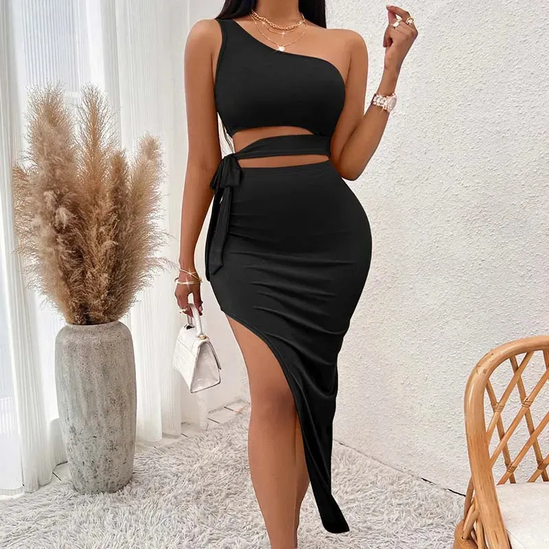 Women’s Solid Color Long Dress