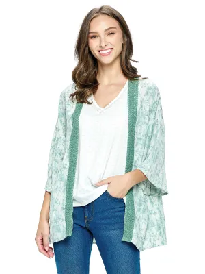 Wrap Tie Dye Wrap Lace Details