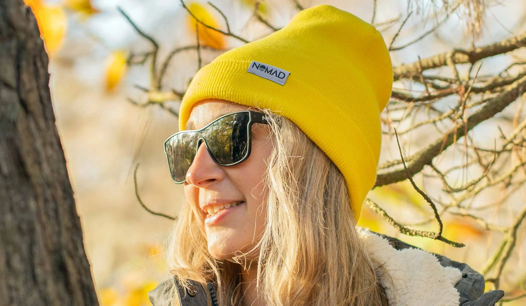 Yellow Unisex Recycled Beanie