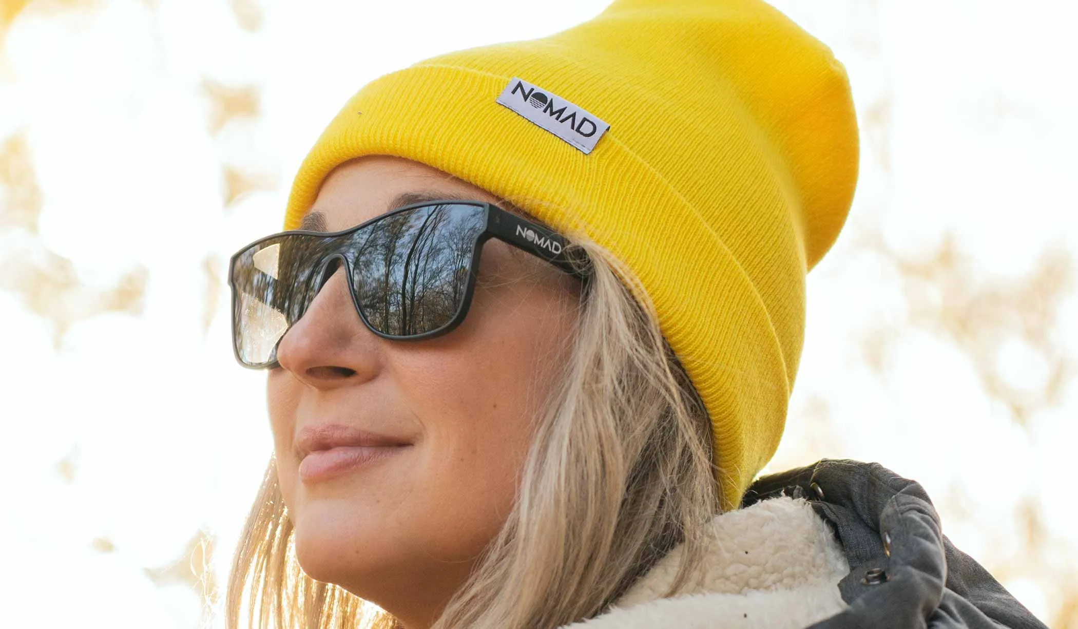 Yellow Unisex Recycled Beanie